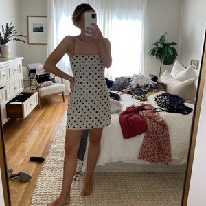 Bec & Bridge Linen Mini Dress